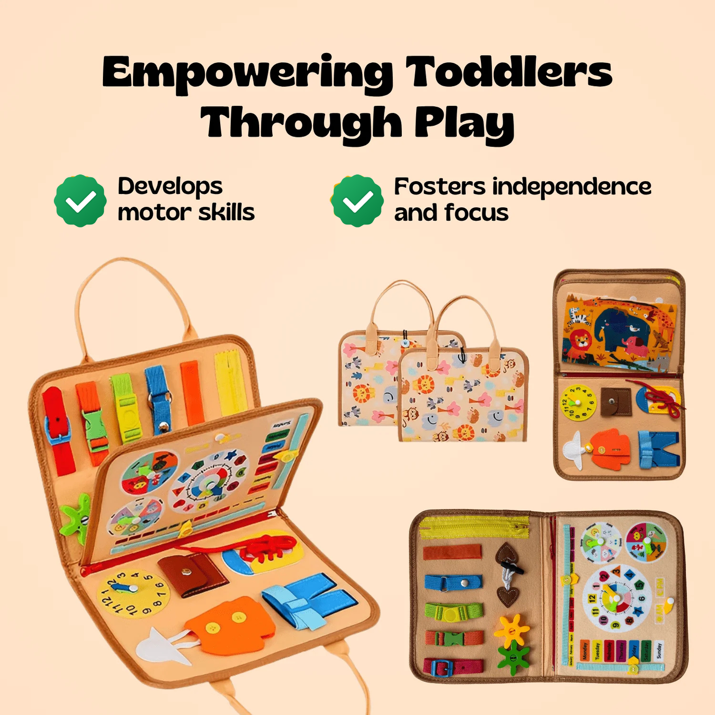 Malonaa™ Montessori Busy Board