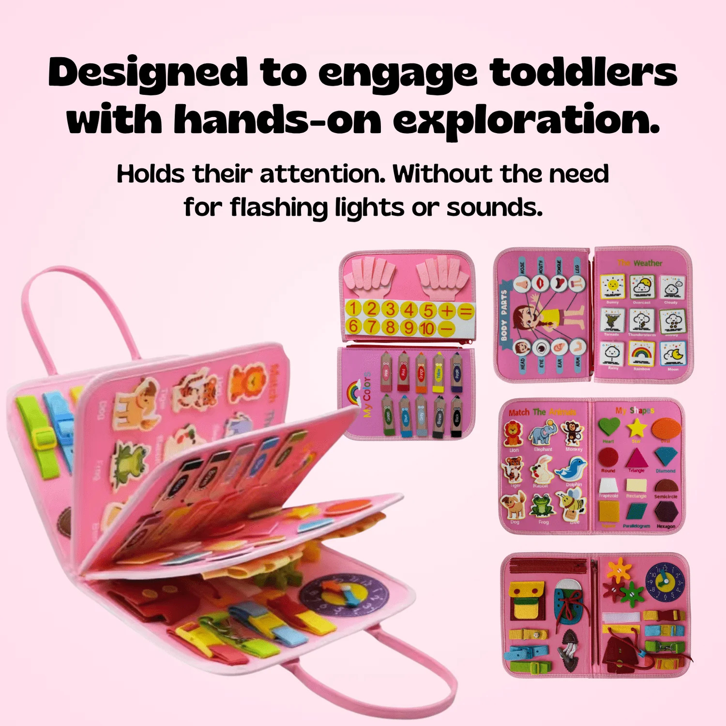 Malonaa™ Montessori Busy Board