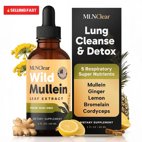 New Maximum Potency Mullein Drops For Smokers | MLNClear™