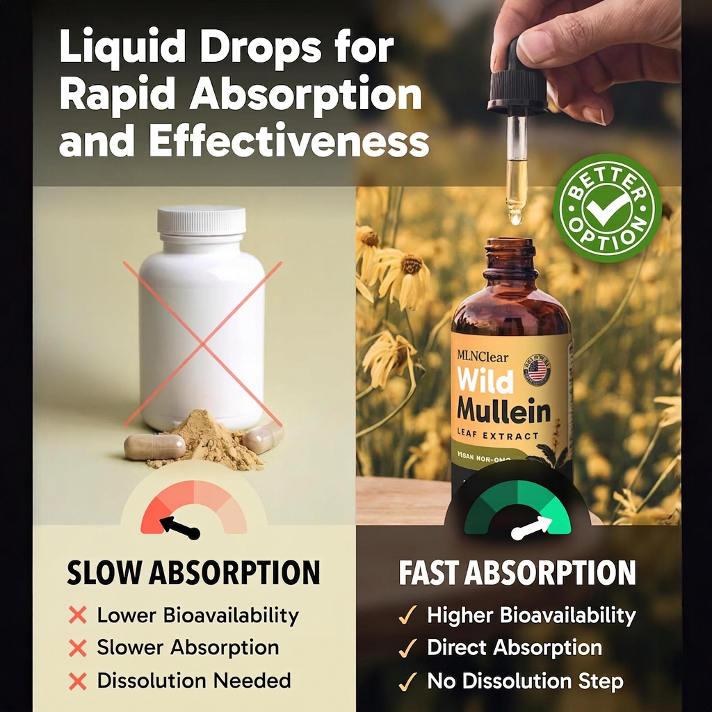 New Maximum Potency Mullein Drops For Smokers | MLNClear™