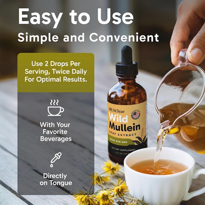 New Maximum Potency Mullein Drops For Smokers | MLNClear™